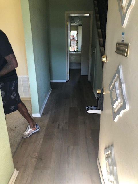 Townhouse Refurbishment Private Money Financed Entry Corridor