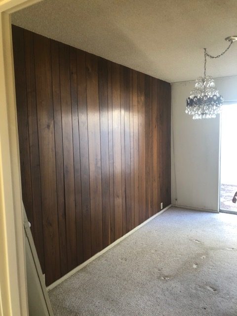 Townhouse Refurbishment Private Money Financed Feature Wall Before