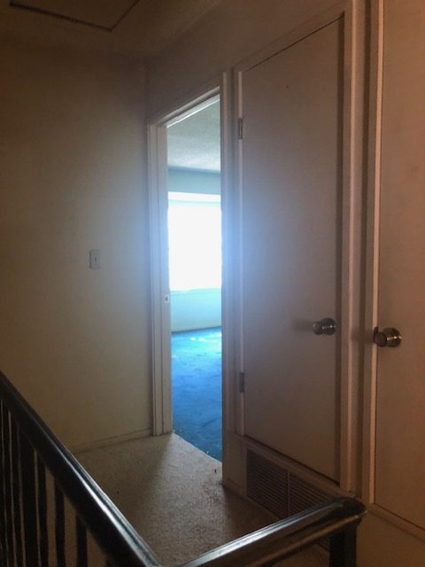 Townhouse Refurbishment Private Money Financed Before 2nd Level Stair Case